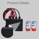 Maxbell 250A Winch Control Box with Wireless Remote Control for UTV Snowmobiles
