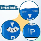 Maxbell Car Parking Disc Portable Compact Versatile Lightweight Arrival Time Display