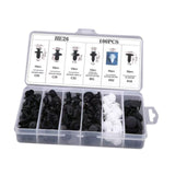 Maxbell 100x Fasteners Rivet Kit Repair Parts for Most Cars Auto Fastener Assortment