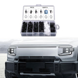 Maxbell 100x Fasteners Rivet Kit Repair Parts for Most Cars Auto Fastener Assortment