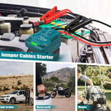 Maxbell Power Cable Battery Adapter Multipurpose 1.8M 12AWG Car Jump Starter Cable