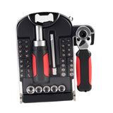 Maxbell Socket Ratchet Wrench Set Lightweight Ratcheting Screwdriver for Auto Repair 40pcs