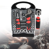 Maxbell Socket Ratchet Wrench Set Lightweight Ratcheting Screwdriver for Auto Repair 45pcs