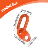 Maxbell 4Pcs 7100 Engine Lifting Bracket 5500 lb Capacity Replace Engine Support Bar Orange