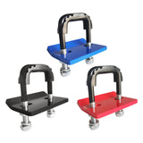 Maxbell Hitch Tightener Bike Rack Protective with Rubber Isolators Anti Rattle Clamp Red