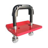 Maxbell Hitch Tightener Bike Rack Protective with Rubber Isolators Anti Rattle Clamp Red