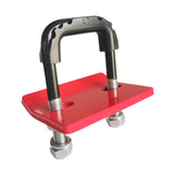 Maxbell Hitch Tightener Bike Rack Protective with Rubber Isolators Anti Rattle Clamp Red