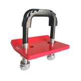 Maxbell Hitch Tightener Bike Rack Protective with Rubber Isolators Anti Rattle Clamp Red