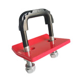 Maxbell Hitch Tightener Bike Rack Protective with Rubber Isolators Anti Rattle Clamp Red