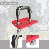 Maxbell Hitch Tightener Bike Rack Protective with Rubber Isolators Anti Rattle Clamp Red