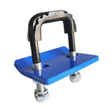 Maxbell Hitch Tightener Bike Rack Protective with Rubber Isolators Anti Rattle Clamp Blue