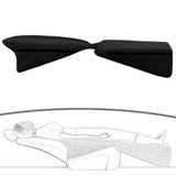 Maxbell Seat Leveling Pad Trucks Car Seat Wedge Cushion Leg Rest Black