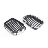 Maxbell 2Pcs Front Bumper Kidney Grilles Car Grill Covers for BMW E46 1998-2001