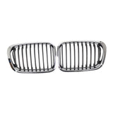 Maxbell 2Pcs Front Bumper Kidney Grilles Car Grill Covers for BMW E46 1998-2001