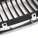 Maxbell 2Pcs Front Bumper Kidney Grilles Car Grill Covers for BMW E46 1998-2001