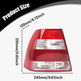 Maxbell Left Side Tail Light Housing Replacement Sturdy without Bulb for VW MK4