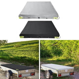 Maxbell Trailer Cover Stylish Wear Resistant Outside for Car Trailers Sun Protection Gray