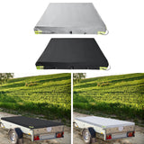 Maxbell Trailer Cover Stylish Wear Resistant Outside for Car Trailers Sun Protection Gray