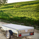 Maxbell Trailer Cover Stylish Wear Resistant Outside for Car Trailers Sun Protection Gray