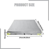 Maxbell Trailer Cover Stylish Wear Resistant Outside for Car Trailers Sun Protection Gray