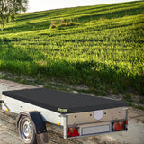 Maxbell Trailer Cover Stylish Wear Resistant Outside for Car Trailers Sun Protection Black