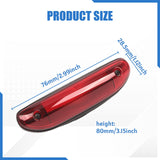 Maxbell Stop Tail Light Replacement High Level Stop Light for Peugeot Boxer 244 red