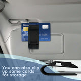 Maxbell Car Sun Visor Sunglasses Holder Vehicle for Cars Suvs Eyeglasses Holder Clip