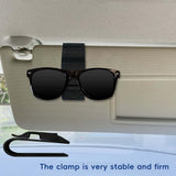 Maxbell Car Sun Visor Sunglasses Holder Vehicle for Cars Suvs Eyeglasses Holder Clip