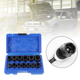 Maxbell Damaged Bolt Extractor Set Nut Extractor Set for Mechanical Engineering