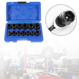 Maxbell Damaged Bolt Extractor Set Nut Extractor Set for Mechanical Engineering