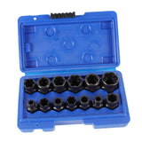 Maxbell Damaged Bolt Extractor Set Nut Extractor Set for Mechanical Engineering