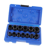 Maxbell Damaged Bolt Extractor Set Nut Extractor Set for Mechanical Engineering