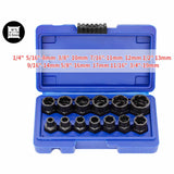 Maxbell Damaged Bolt Extractor Set Nut Extractor Set for Mechanical Engineering
