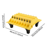 Maxbell XC1569 Accessories Professional Engine Maintenance Spare Parts Storage Stand Yellow