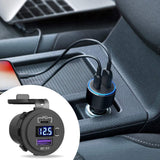Maxbell Car Charger Adapter Car Accessories with Protective Cover USB Charger Socket