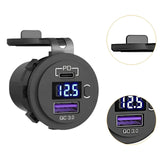 Maxbell Car Charger Adapter Car Accessories with Protective Cover USB Charger Socket