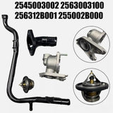 Maxbell Thermostat Housing and Coolant Pipe 2563003100 Black for Hyundai Sturdy