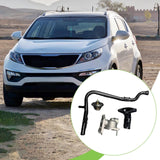 Maxbell Thermostat Housing and Coolant Pipe 2563003100 Black for Hyundai Sturdy