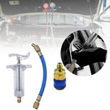 Maxbell Car Oil Dye Injector Kit Car Air Conditioning Refrigeration Oil Filler
