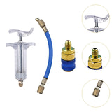 Maxbell Car Oil Dye Injector Kit Car Air Conditioning Refrigeration Oil Filler