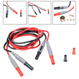 Maxbell 2Pcs Multimeter Test Leads Precision Heavy Duty Multifunctional 100cm Length