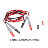 Maxbell 2Pcs Multimeter Test Leads Precision Heavy Duty Multifunctional 100cm Length