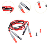 Maxbell 2Pcs Multimeter Test Leads Precision Heavy Duty Multifunctional 100cm Length