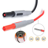 Maxbell 2Pcs Multimeter Test Leads Precision Heavy Duty Multifunctional 100cm Length