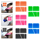 Maxbell 5x Generic PPF Squeegees TPU Squeegees for Mirror Paint Protection Film Orange