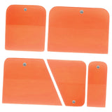 Maxbell 5x Generic PPF Squeegees TPU Squeegees for Mirror Paint Protection Film Orange