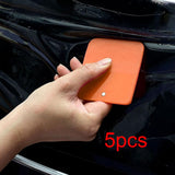 Maxbell 5x Generic PPF Squeegees TPU Squeegees for Mirror Paint Protection Film Orange