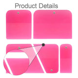 Maxbell 5x Generic PPF Squeegees TPU Squeegees for Mirror Paint Protection Film Pink