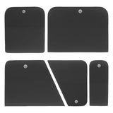 Maxbell 5x Generic PPF Squeegees TPU Squeegees for Mirror Paint Protection Film Black
