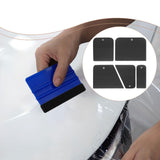 Maxbell 5x Generic PPF Squeegees TPU Squeegees for Mirror Paint Protection Film Black